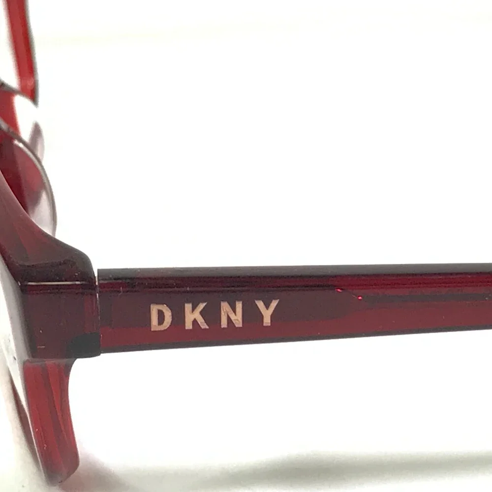 DKNY Eyeglasses Frames DK5010 605 Red Rectangular Full Rim 50-17-135